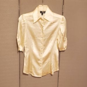 Womens Bebe Silk Blouse